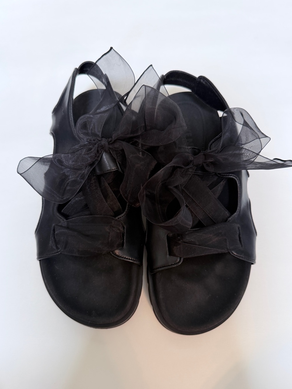Reike Nen Black Leather Slingback Sandals Sz 9